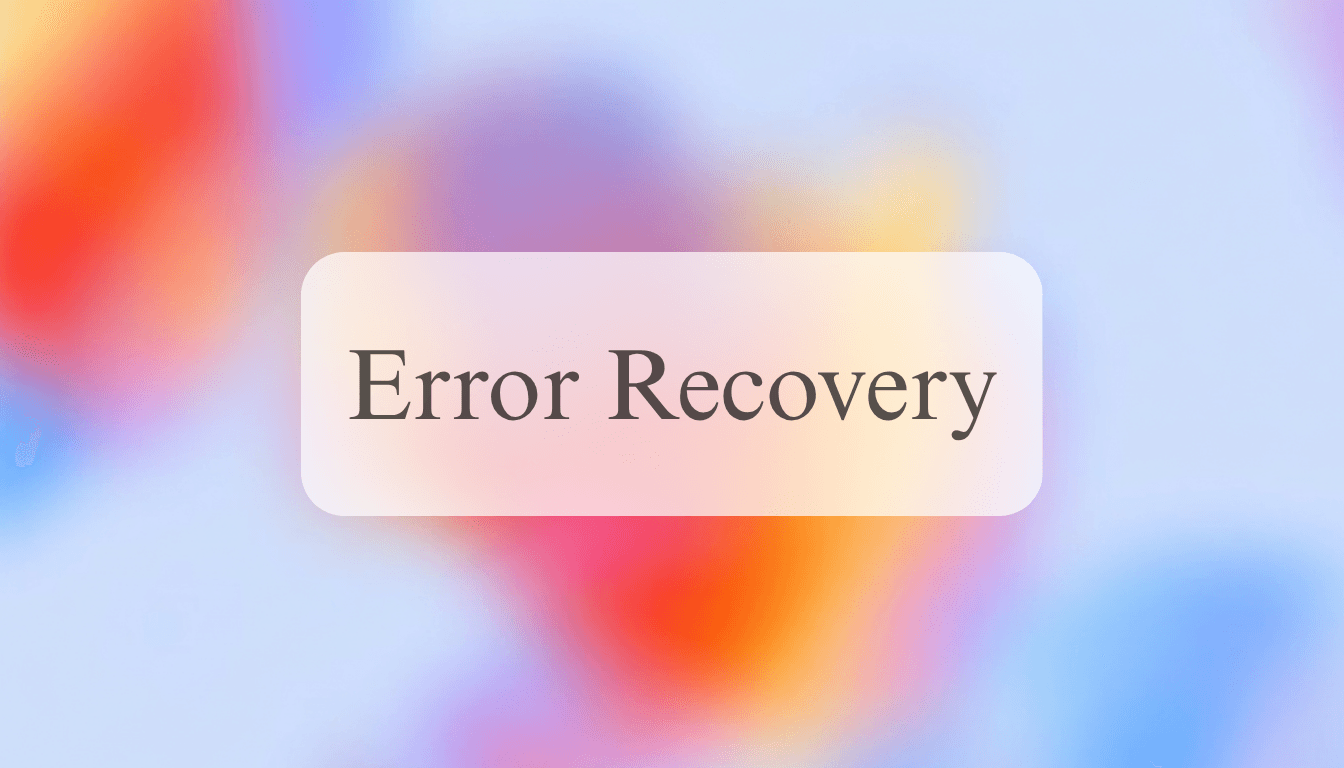 Error Recovery